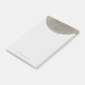 Moon Stars Imitate Gold Post-it Klebezettel (angewinkelt)