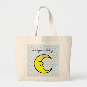 Moon & Stars Jumbo Stoffbeutel