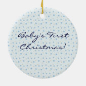 Moon & Stars Keramik Ornament (Hinten)