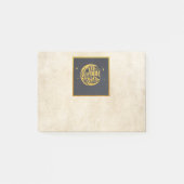 Moon & Stars - liebevolles Sprichwort Post-it Klebezettel (Vorderseite)