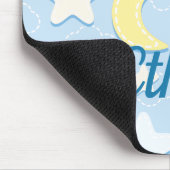 Moon & Stars Muster Mousepad (Ecke)