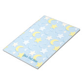 Moon & Stars Muster Notizblock (angewinkelt)