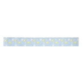 Moon & Stars Muster Satin Ribbon Satinband (Vorderseite)