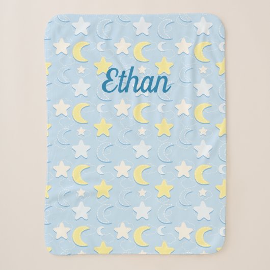Moon & Stars Muster Sherpadecke (Vorderseite)