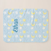 Moon & Stars Muster Sherpadecke (Vorderseite (Horizontal))