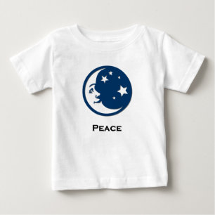 Moon Stars Peace Baby T-shirt
