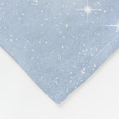 Moon Stars Personalisiert Baby Boy Blanket Fleecedecke (Ecke)