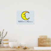 Moon & Stars Poster (Küche)