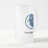 Moon Stars Ruhe Mattglas Bierglas (VorderseiteRechts)