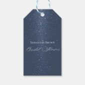 Moon Stars & String Lights Brautparty Geschenkanhänger (Vorderseite)