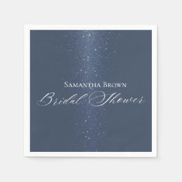 Moon Stars & String Lights Brautparty Serviette