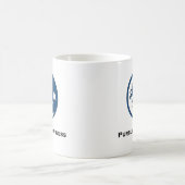 Moon Stars verfolgen Glück Kaffeetasse (Mittel)