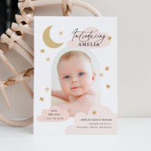 Moon Stars Wolken Arch Foto Rosa Rosa Birne