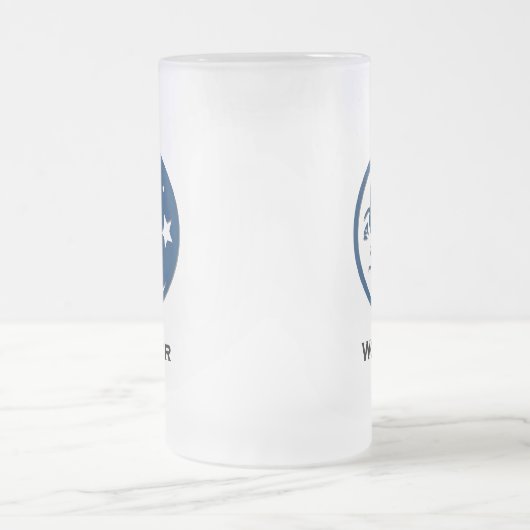 Moon Stars Wonder Mattglas Bierglas (Mittel)