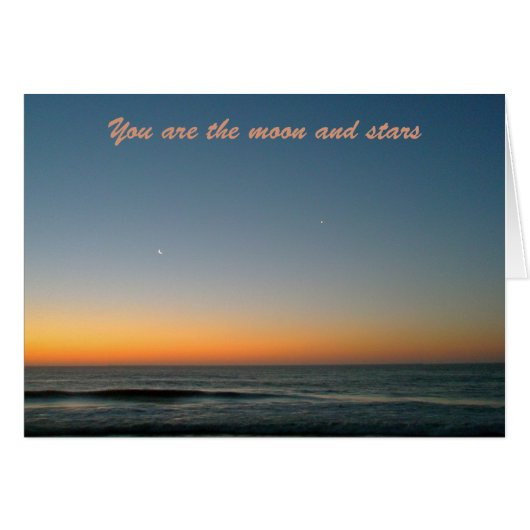 Moon & StarsCard (Vorderseite (Horizontal))