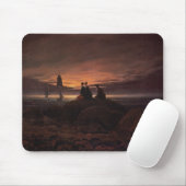 Moon Steigen über das Meer, 1822 (Öl auf Leinwand) Mousepad (Mit Mouse)