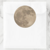 Moon Sticker Full Moon Stickers Fun Moon Geschenke (Tasche)