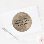 Moon Sticker Full Moon Stickers Personalisierte Ge (Umschlag)
