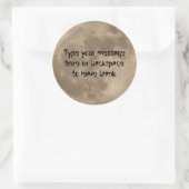 Moon Sticker Full Moon Stickers Personalisierte Ge (Tasche)