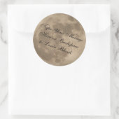 Moon Sticker Personalisiert Vollmond Sticker Moon (Tasche)