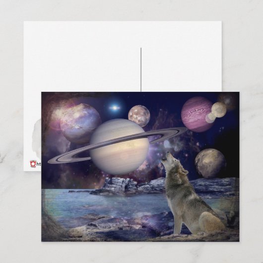 Moon Struck Postkarte (Vorne/Hinten)