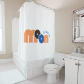 Moon Studio Typografie Duschvorhang (Beispiel)
