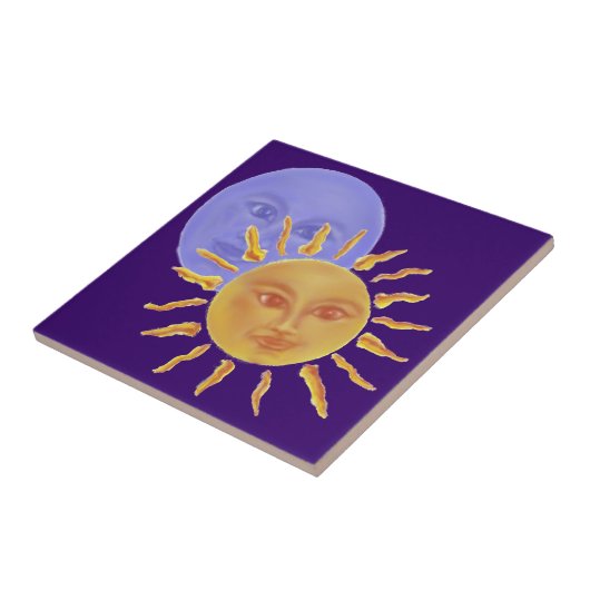 Moon & Sun Fliese (Seite)