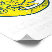 Moon Sun Solar Eclipse 2024 Totalität 8. April Fra Poster (Ecke)