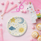 Moon, Sun, Stars & Cloud Baby Dusche Pappteller (Party)