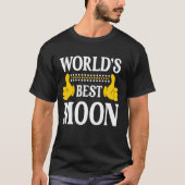 Moon Surname Funny Team Familie Nachname World's B T-Shirt (Vorderseite)