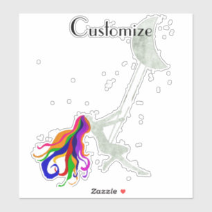 Moon Swingredhead Thunder_Cove Aufkleber