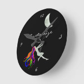 Moon Swingredhead Thunder_Cove Runde Wanduhr (Winkel)