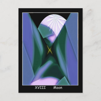 Moon Tarot Card Postkarte
