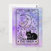 Moon Tarot Postkarte (Vorne/Hinten)