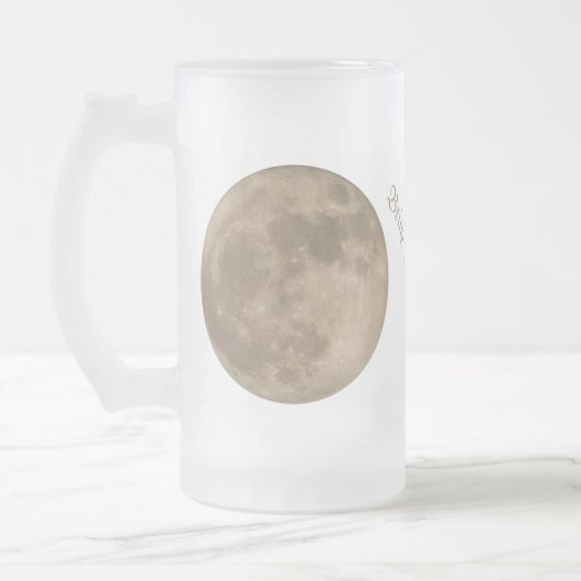 Moon Tasse Custom Vollmond Bierglas Moon Tasse (Links)