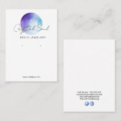 Moon Themed Oring Cards Visitenkarte (Vorne/Hinten)