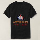 Moon to Mars Mission Artemis 1 NASA T-Shirt (Design vorne)
