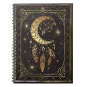 Moon Traumfänger Notizblock (Vorderseite)