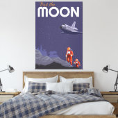 Moon Travel Leinwanddruck (Insitu (Schlafzimmer))