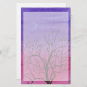 Moon Tree Briefpapier (Vorne/Hinten)