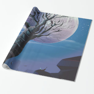 Moon Tree Geschenkpapier