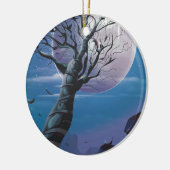 Moon Tree Keramikornament (Links)