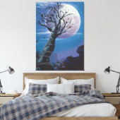 Moon Tree Leinwanddruck (Insitu (Schlafzimmer))