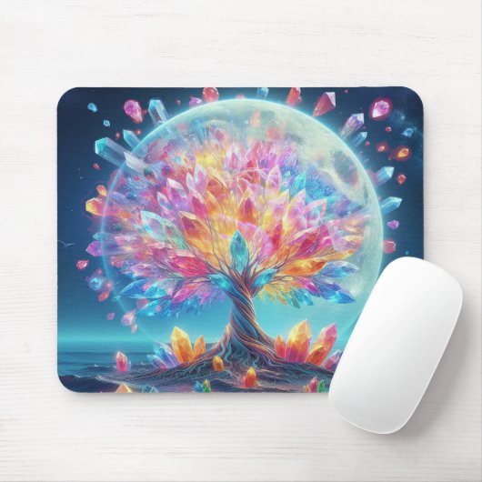 Moon Tree Mousepad (Mit Mouse)