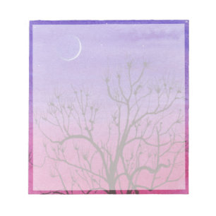 Moon Tree Notizblock