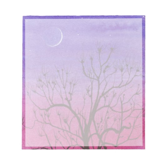 Moon Tree Notizblock (Vorderseite)