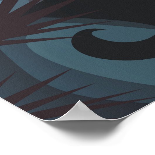 Moon Tree Poster (Ecke)