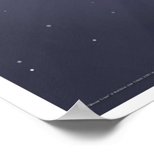Moon Tree Poster (Ecke)