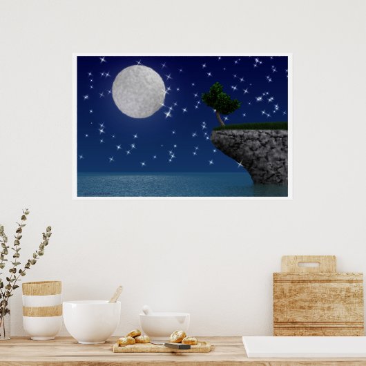 Moon Tree Poster (Küche)