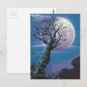 Moon Tree Postkarte (Vorne/Hinten)